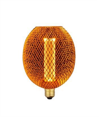 Egg Metal Cage Light Bulb