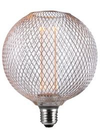 Silver Metal Cage Light bulb