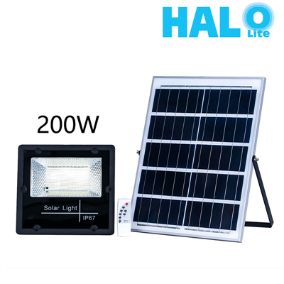 Halolite 200W 400LED Outdoor Garden Light Household Waterproof Solar LED Flood Light