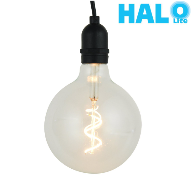 Halolite 0.5W G125 Clear Glass With Plastic Rope Hook Filament Bulb LED Light - Products