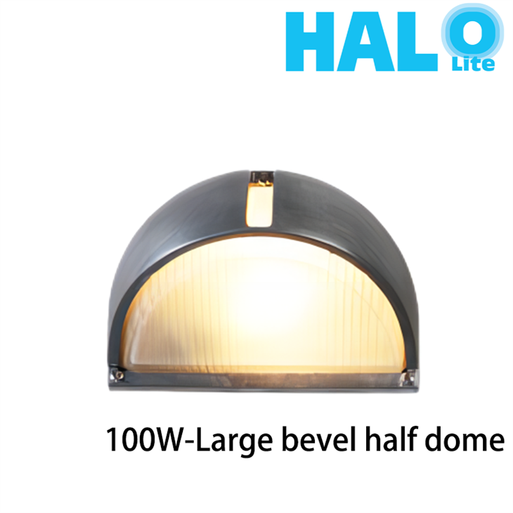Halolite 100W Large Bevel Half Dome Outdoor Retro Industrial Wind Wall Lamp LED Light