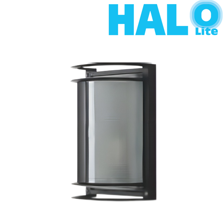 Halolite 100W Semi-Cylindrical Semi-Cover Waterproof Outdoor Villa Balcony Patio Light