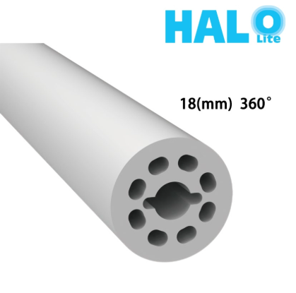 Halolite ∅ 18mm Lighting Direction 360° Indoor Warm Yellow Lighting Soft Rope Light