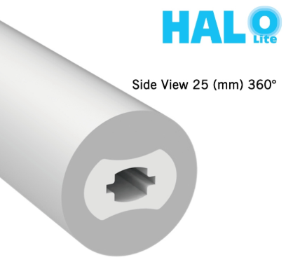 Halolite ∅ 25mm Lighting Direction 360° Indoor Anti-Fracture Design Soft Rope Light