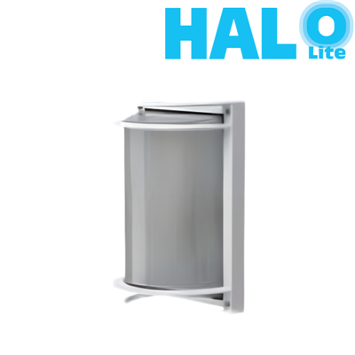 Halolite 100W Semi-Cylindrical Non-Mesh Moisture Proof Outdoor Ceiling Light LED Light
