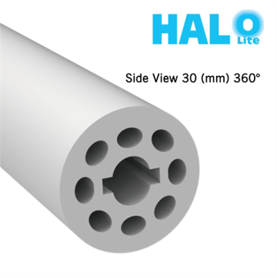 Halolite ∅ 30mm Lighting Direction 360° Indoor Anti-Fracture Design Soft Rope Light