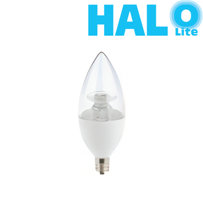 Halolite 3W B35 Clear Warm White Light Energy Saving Household Candle Lights Bulb