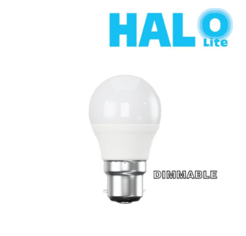 Halolite G45 5W Frosted Series Dimmable Strobe Free Small Round Bubble LED Light
